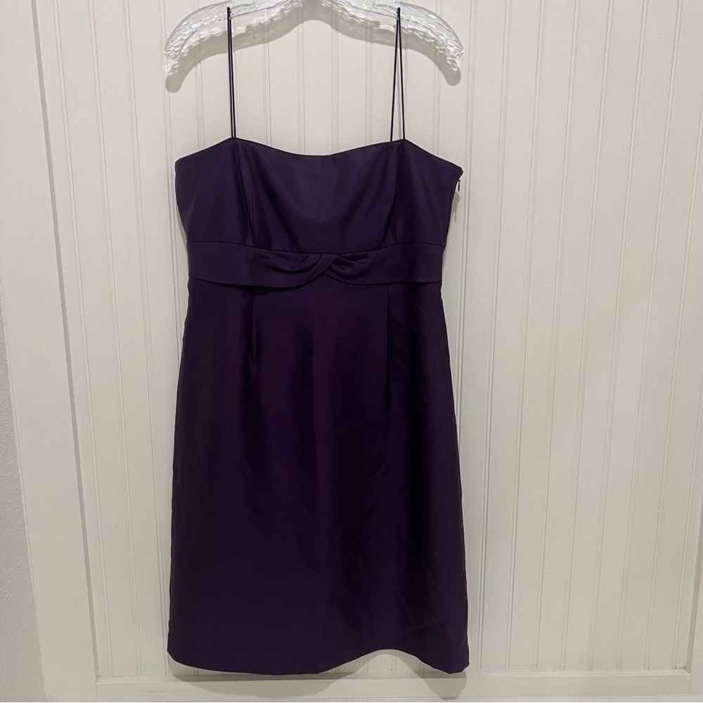 Royal Purple Y2K Ann Taylor Bridesmaid Dress